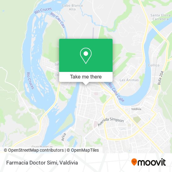 Mapa de Farmacia Doctor Simi