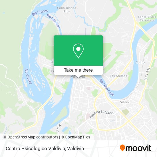 Centro Psicológico Valdivia map