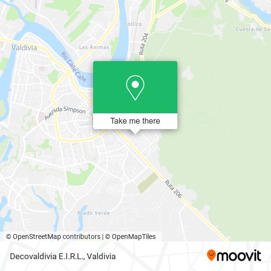 Mapa de Decovaldivia E.I.R.L.