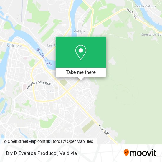 Mapa de D y D Eventos Producci