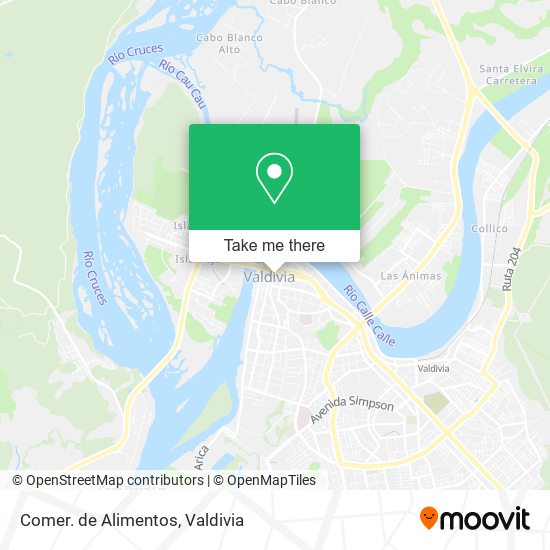 Mapa de Comer. de Alimentos