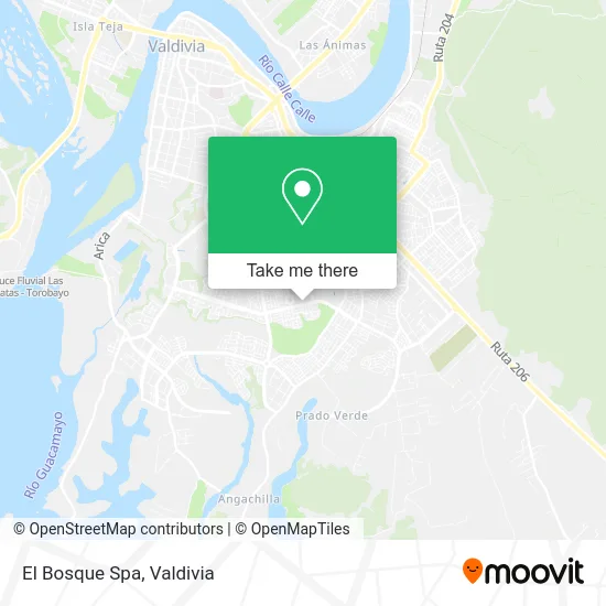El Bosque Spa map