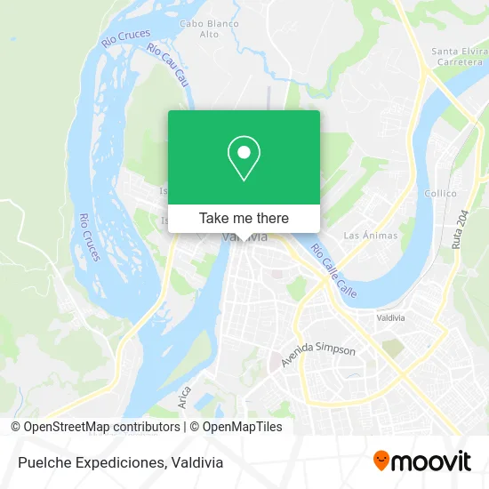 Puelche Expediciones map