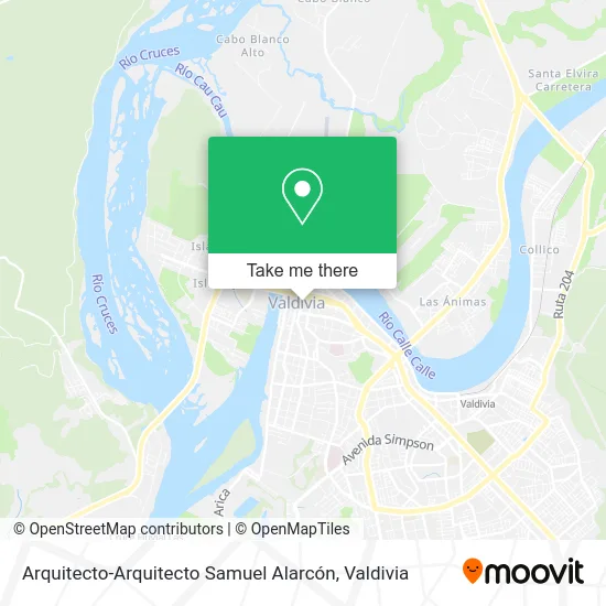 Mapa de Arquitecto-Arquitecto Samuel Alarcón