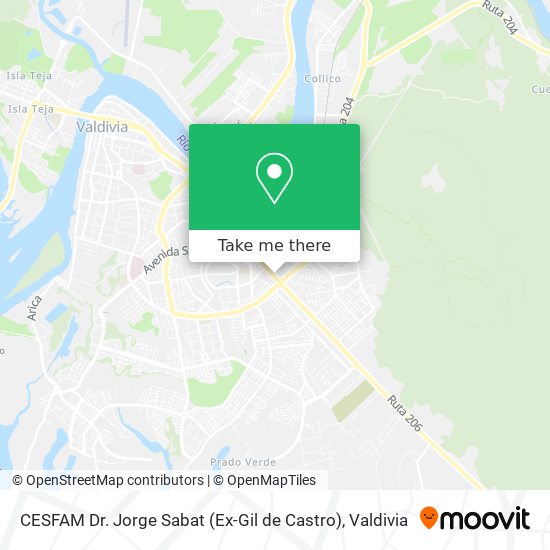 CESFAM Dr. Jorge Sabat (Ex-Gil de Castro) map