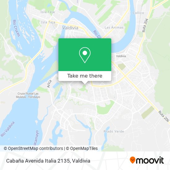 Cabaña Avenida Italia 2135 map