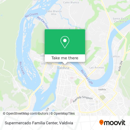 Supermercado Familia Center map