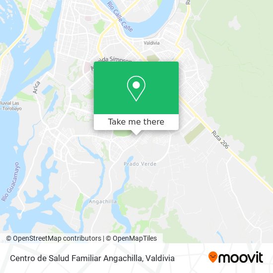 Centro de Salud Familiar Angachilla map