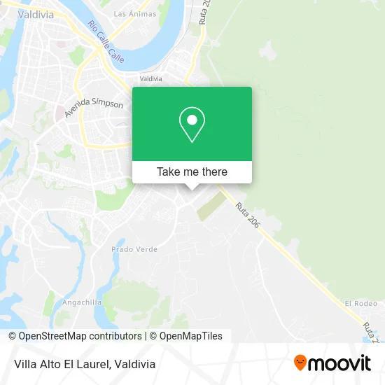 Mapa de Villa Alto El Laurel