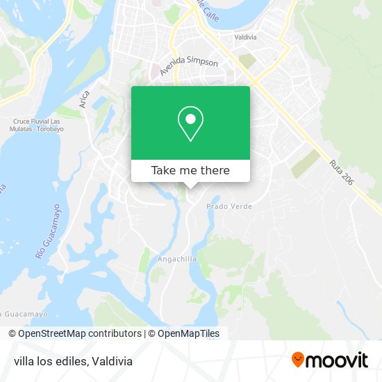 Mapa de villa los ediles