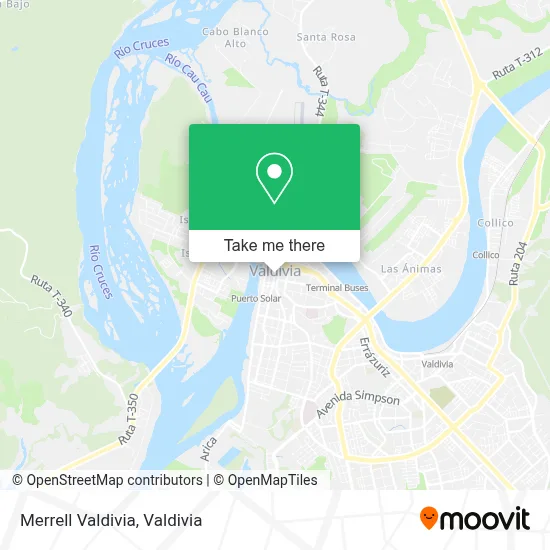 Merrell Valdivia map