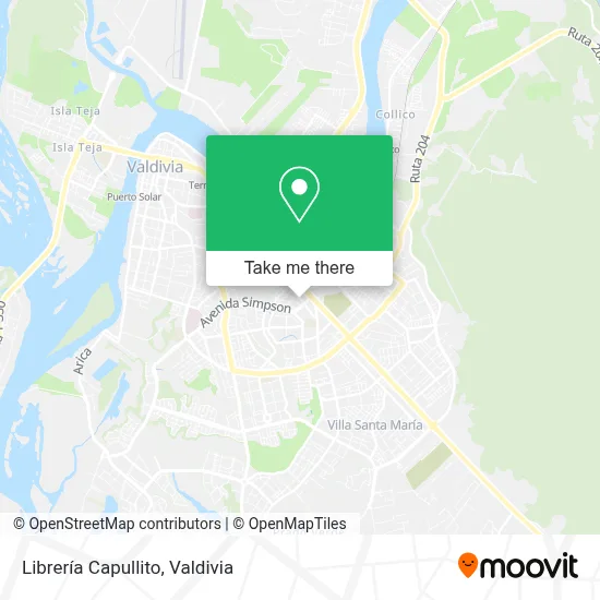 Librería Capullito map