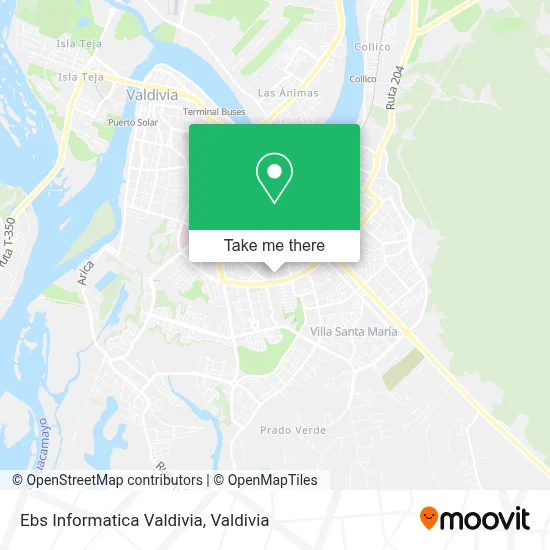 Ebs Informatica Valdivia map