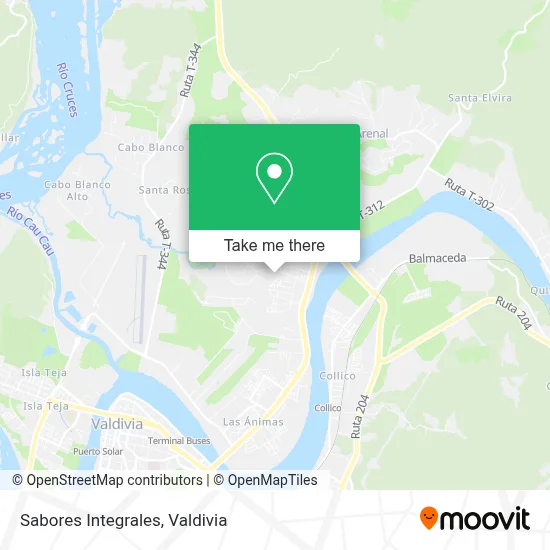 Sabores Integrales map
