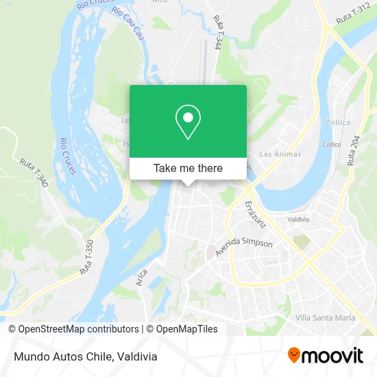Mundo Autos Chile map