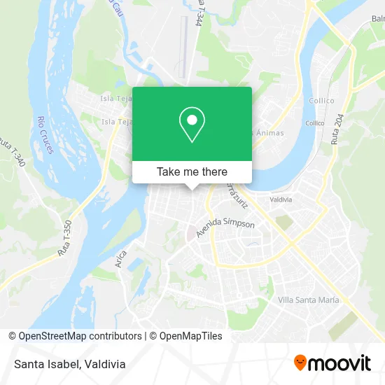 Santa Isabel map