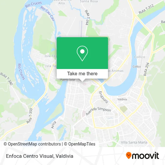 Enfoca Centro Visual map