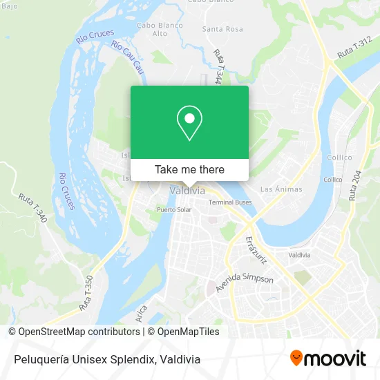 Peluquería Unisex Splendix map