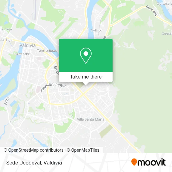 Sede Ucodeval map
