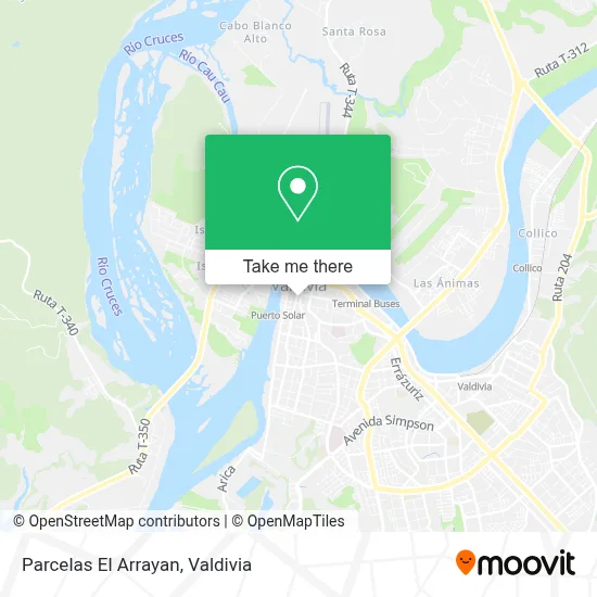 Parcelas El Arrayan map