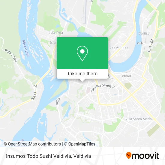 Insumos Todo Sushi Valdivia map