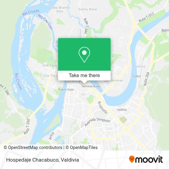 Hospedaje Chacabuco map