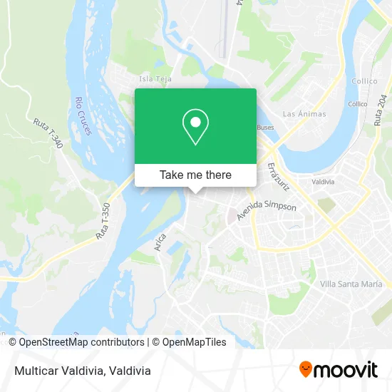 Multicar Valdivia map