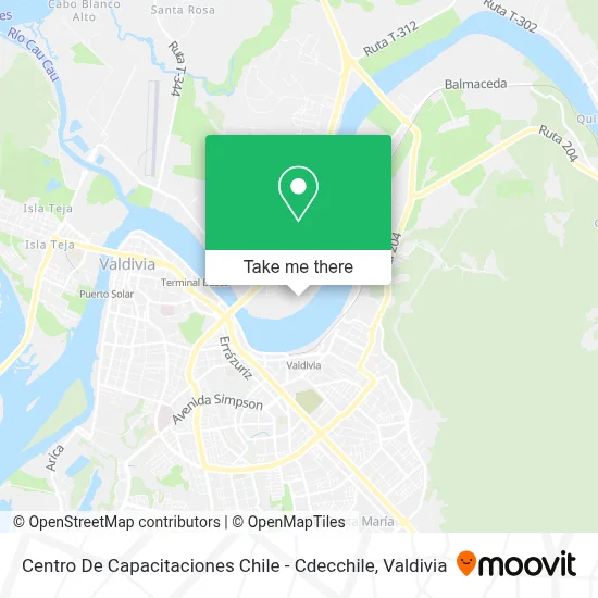 Centro De Capacitaciones Chile - Cdecchile map
