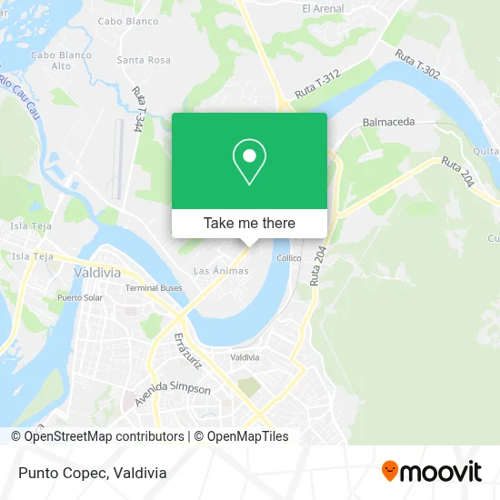 Punto Copec map