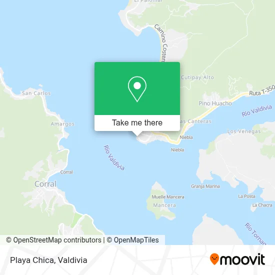 Playa Chica map