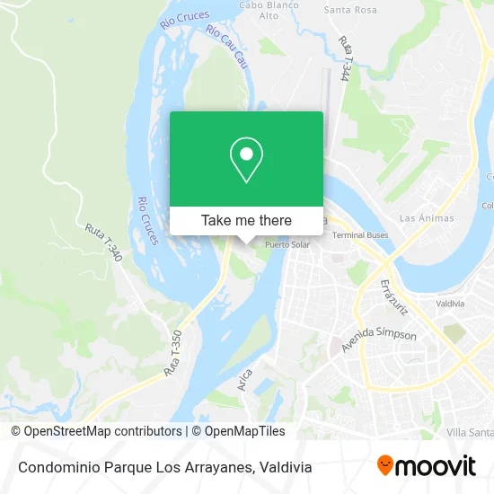 Condominio Parque Los Arrayanes map
