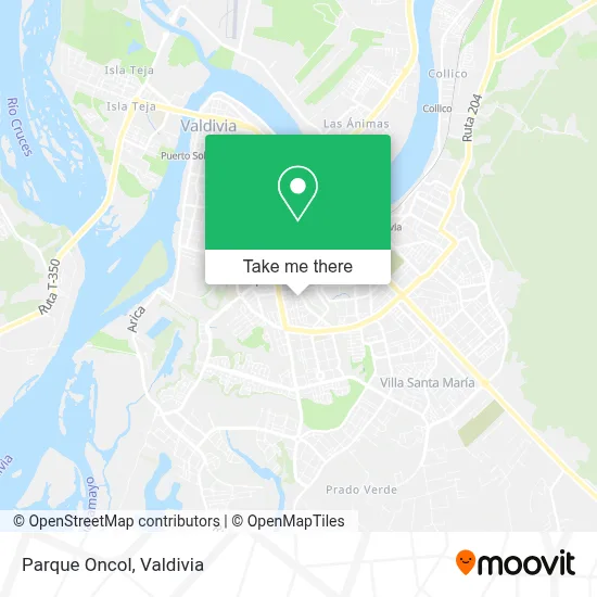 Parque Oncol map