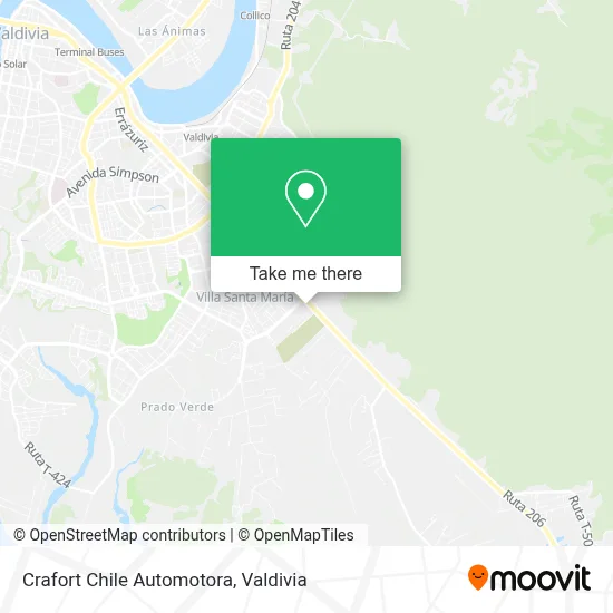 Crafort Chile Automotora map