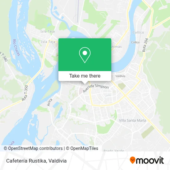 Cafetería Rustika map