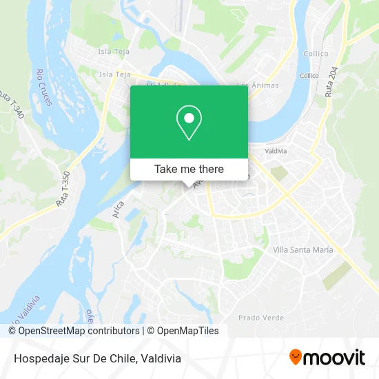 Hospedaje Sur De Chile map