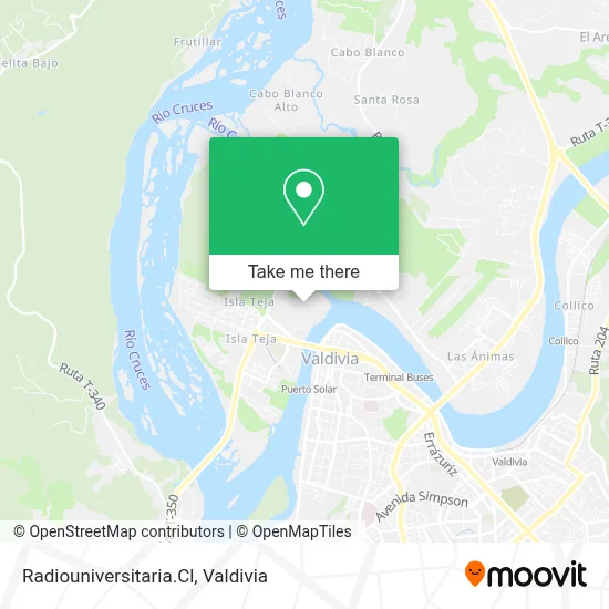 Radiouniversitaria.Cl map