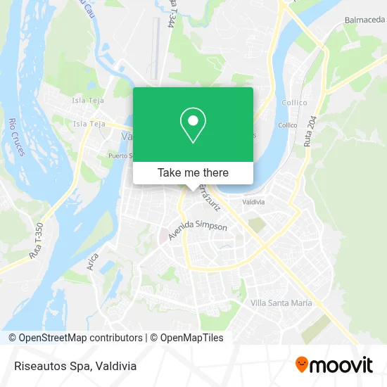 Riseautos Spa map