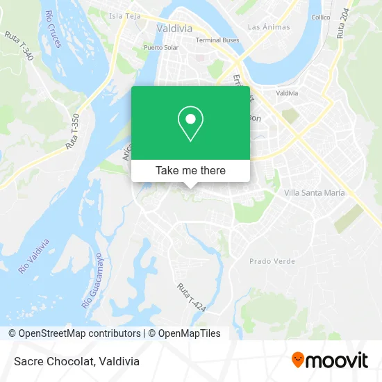 Sacre Chocolat map