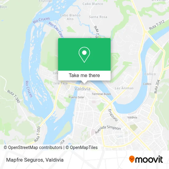 Mapfre Seguros map