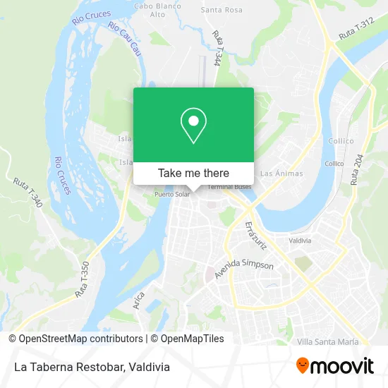 La Taberna Restobar map