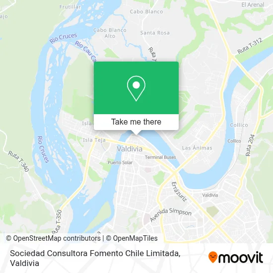 Sociedad Consultora Fomento Chile Limitada map