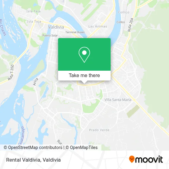 Rental Valdivia map