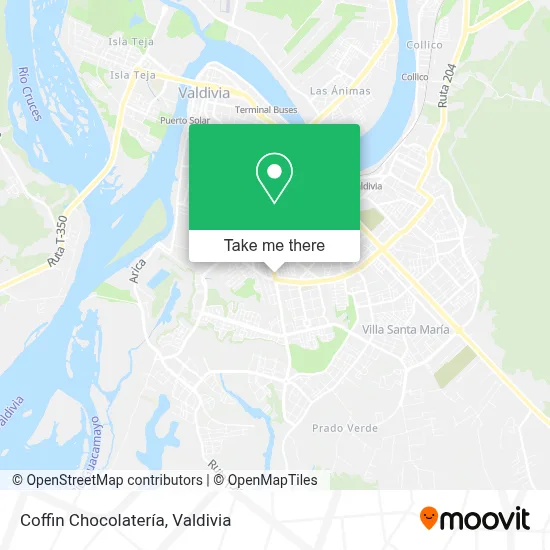 Coffin Chocolatería map