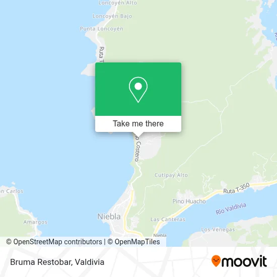 Bruma Restobar map