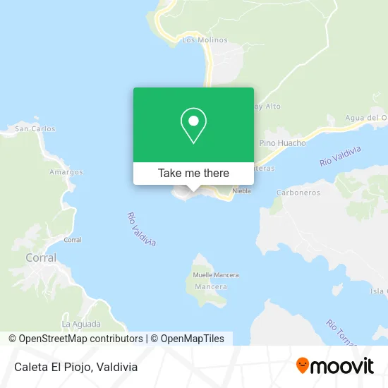 Caleta El Piojo map