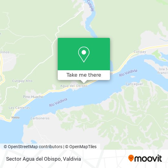 Sector Agua del Obispo map