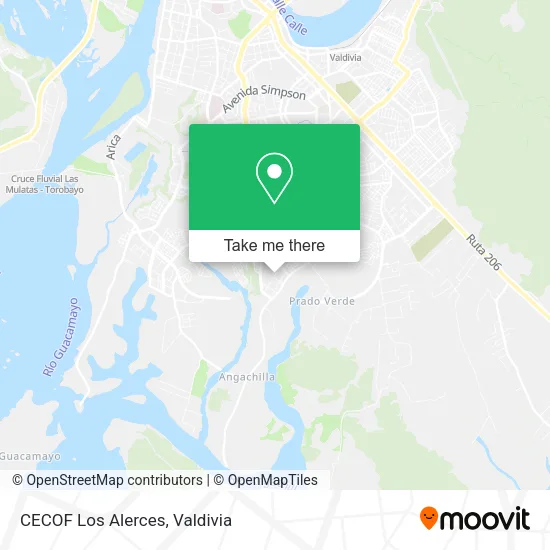 CECOF Los Alerces map