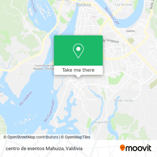 centro de eventos Mahuiza map