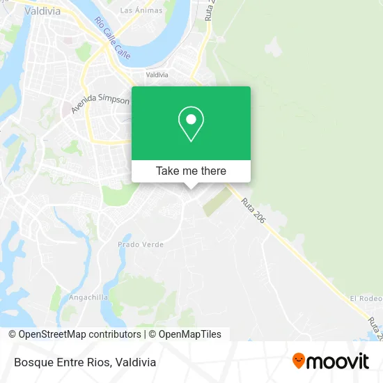 Mapa de Bosque Entre Rios
