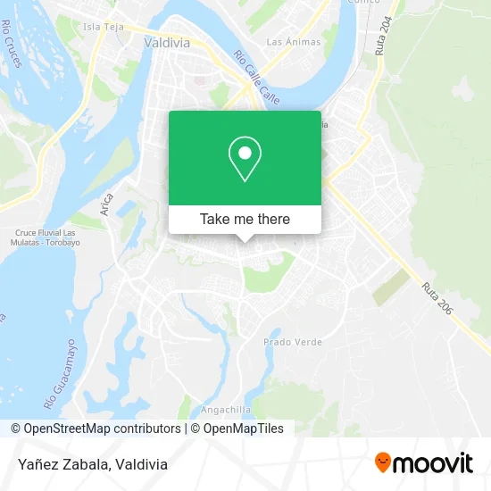 Yañez Zabala map